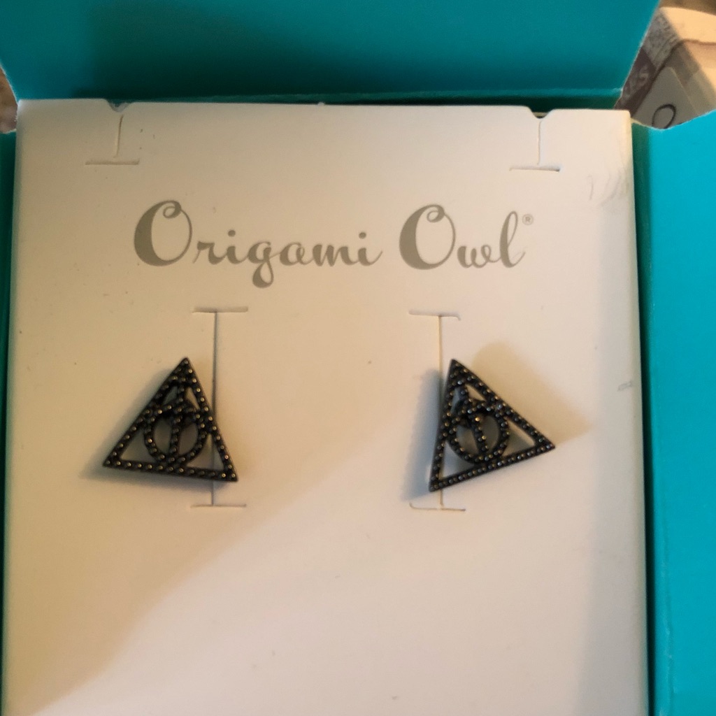 Harry Potter Deathly Hallows Earrings Harry Potter Deathly Hallows Earrings